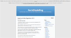 Desktop Screenshot of davidslade.co.uk